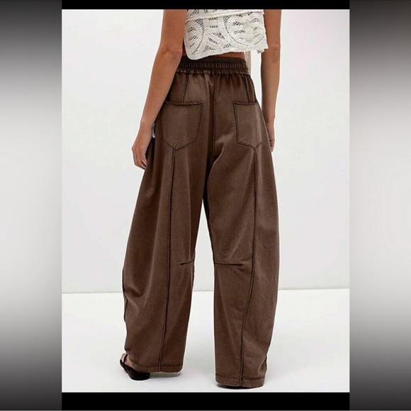 Women's Brown Wide-Leg pants - Picture 2 of 2